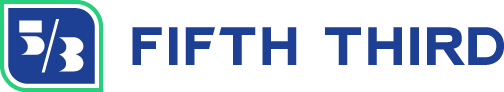 The text FIFTH THIRD is written in bold uppercase letters with a gradient blue color.